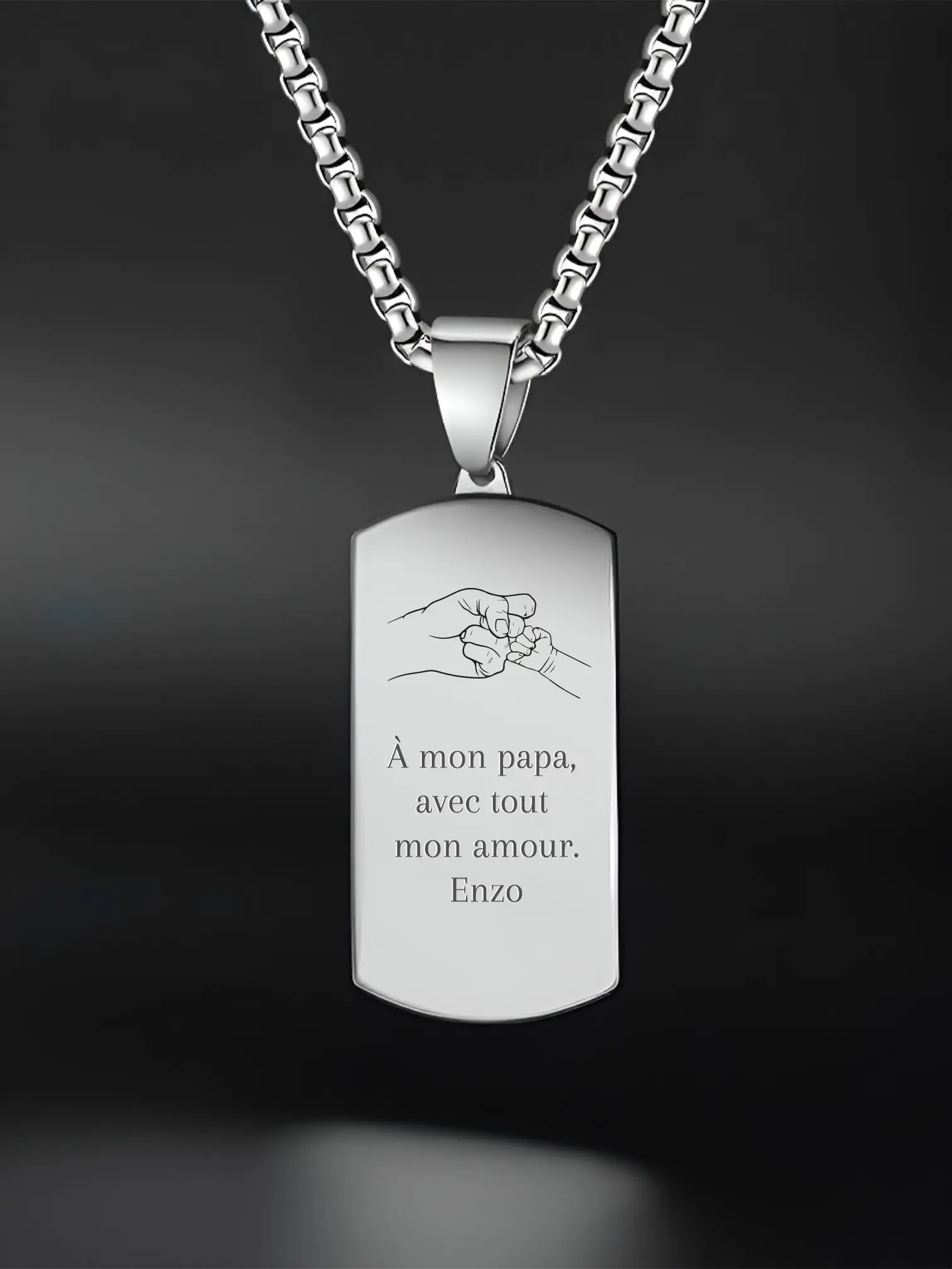 Collier Personnalisable - Fierté