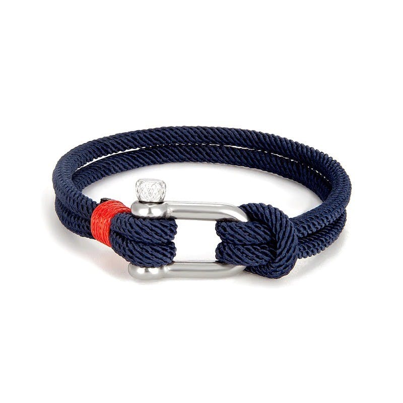 bracelet manille bleu