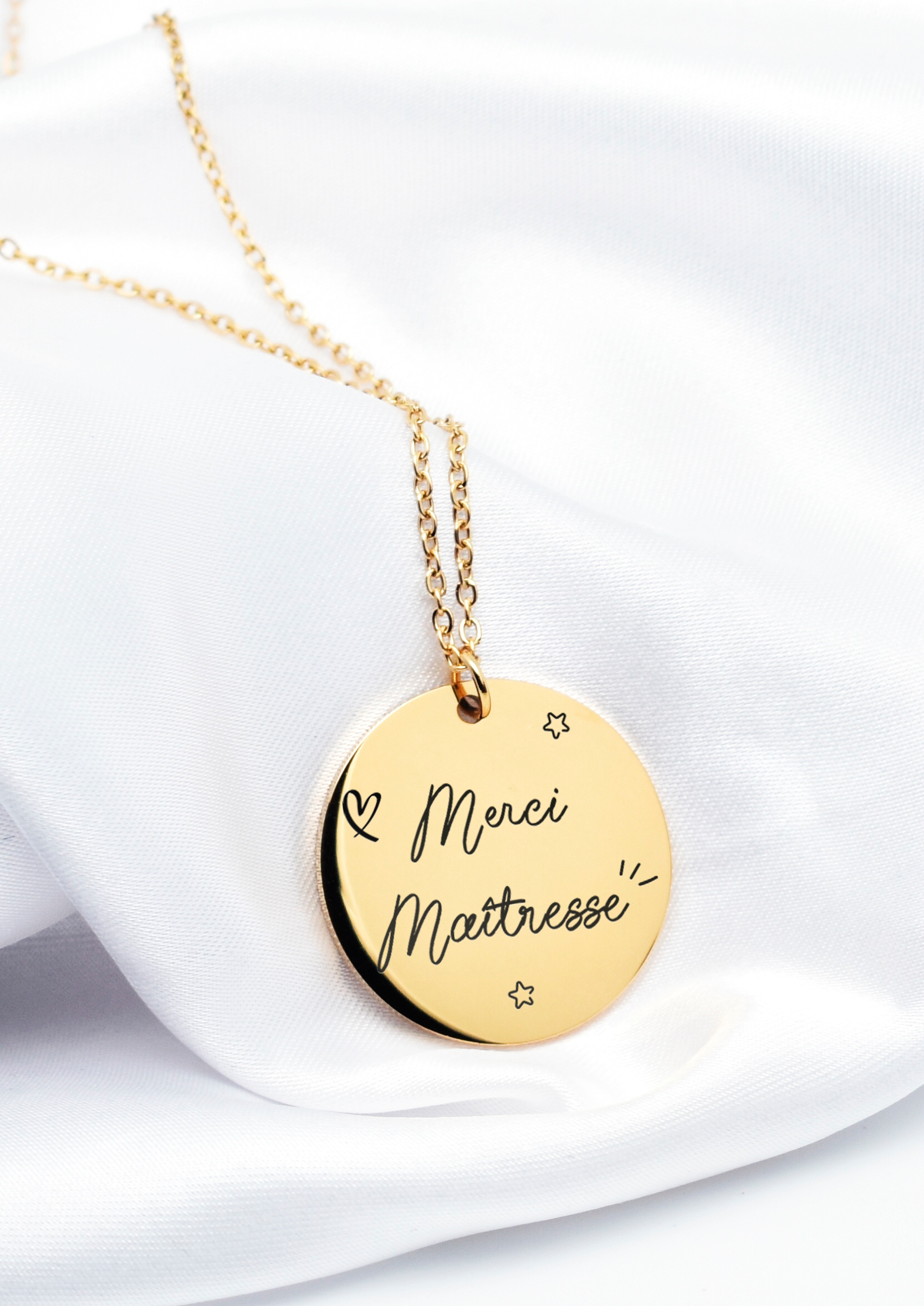collier dore merci maîtresse