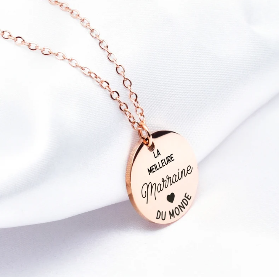 Collier Meilleure Marraine du Monde