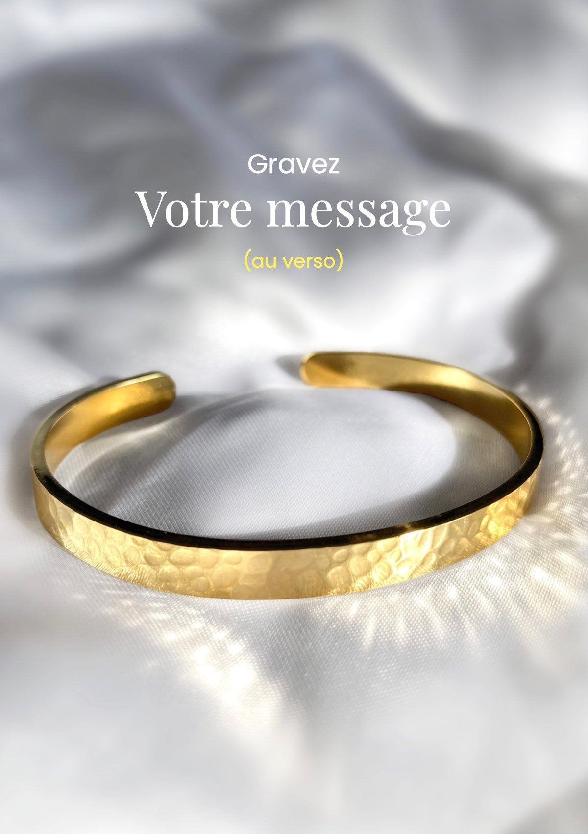 Jonc Martelé Personnalisé