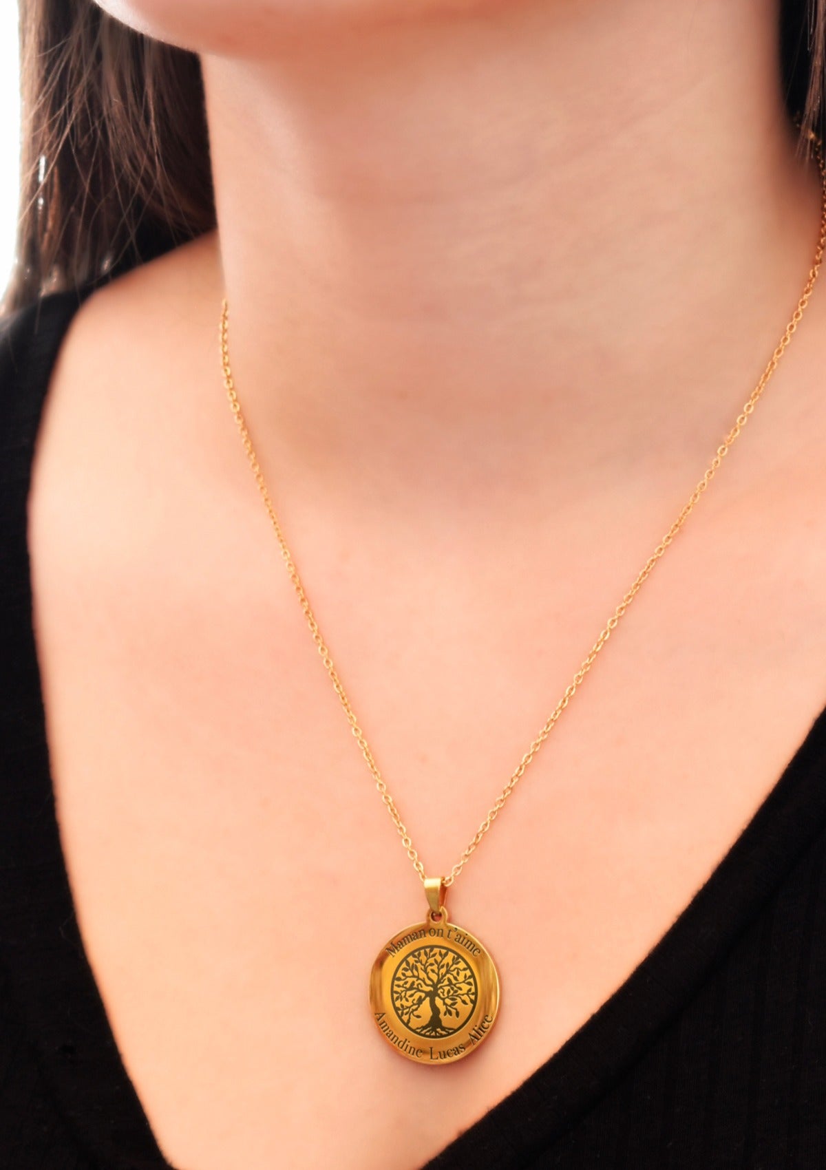 collier personnalisé arbre de vie