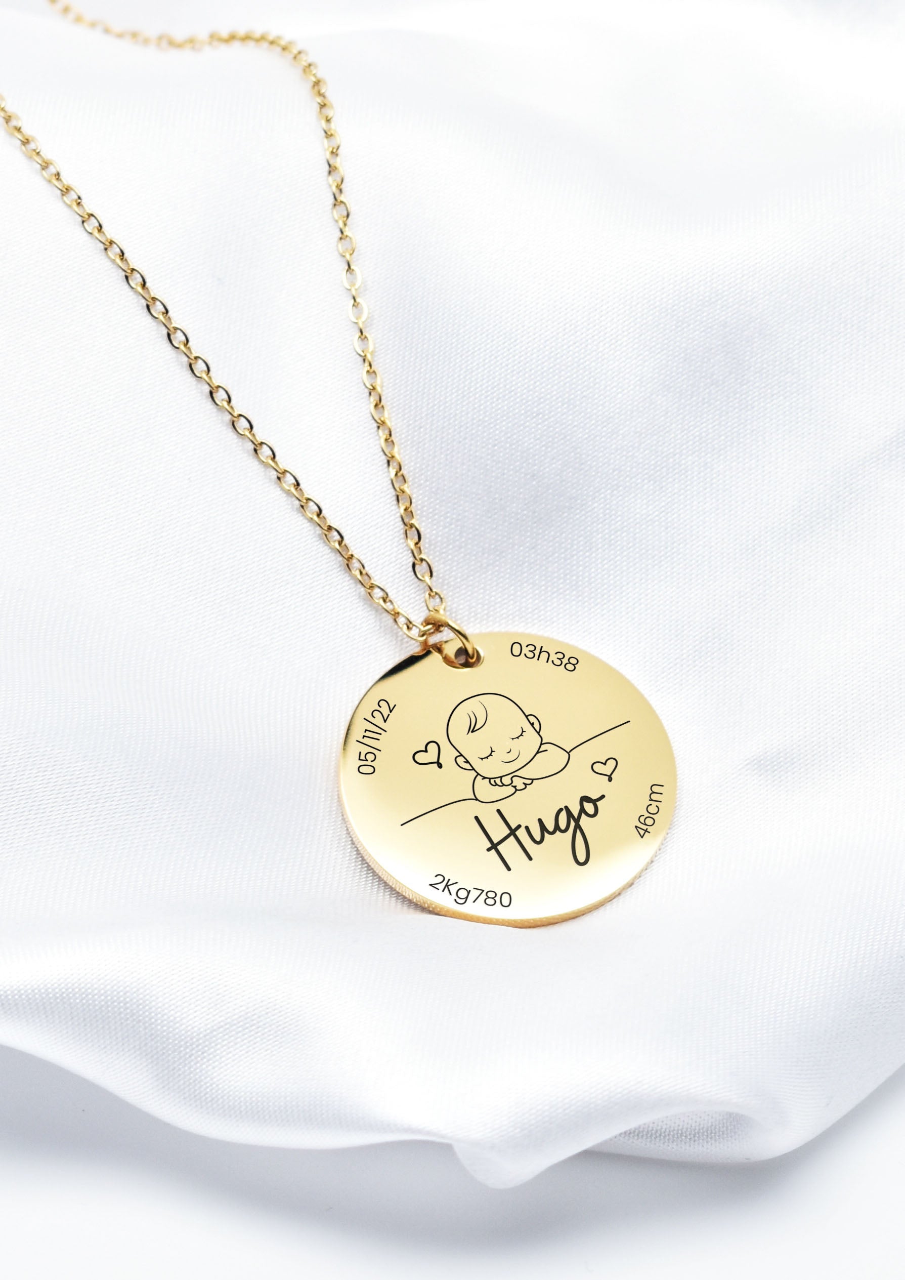 Collier Mon Petit Trésor - Doré
