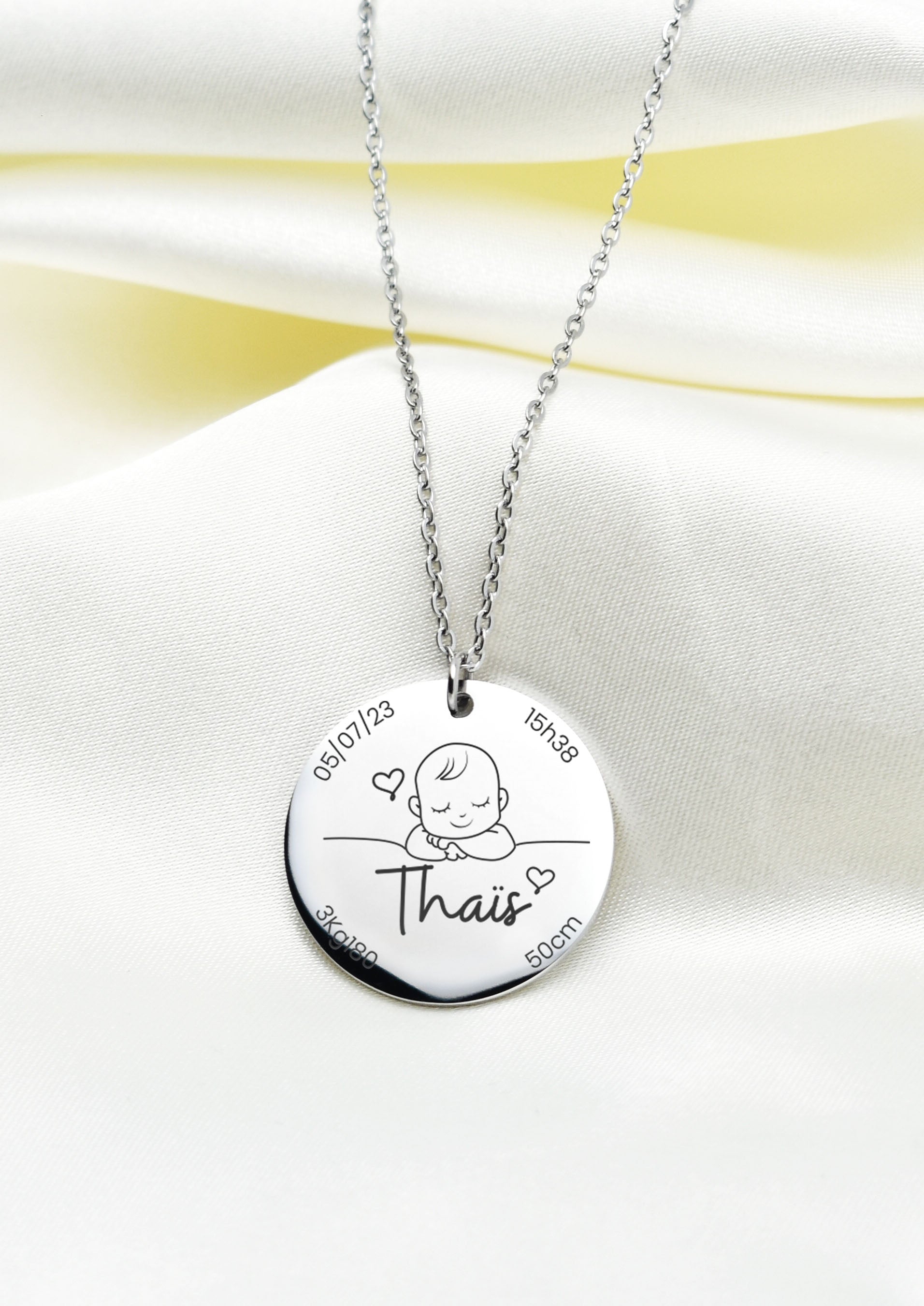 Collier Mon Petit Trésor - Argenté