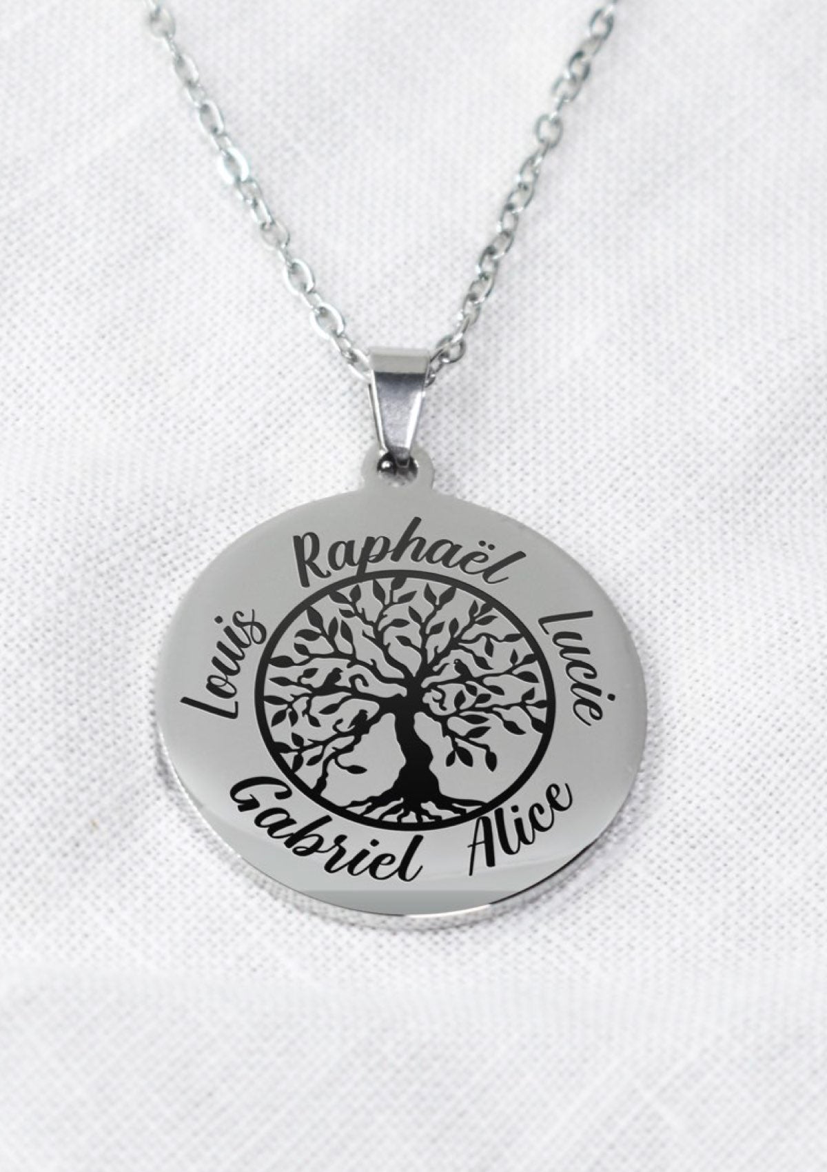 Collier Arbre de Vie & Prénoms