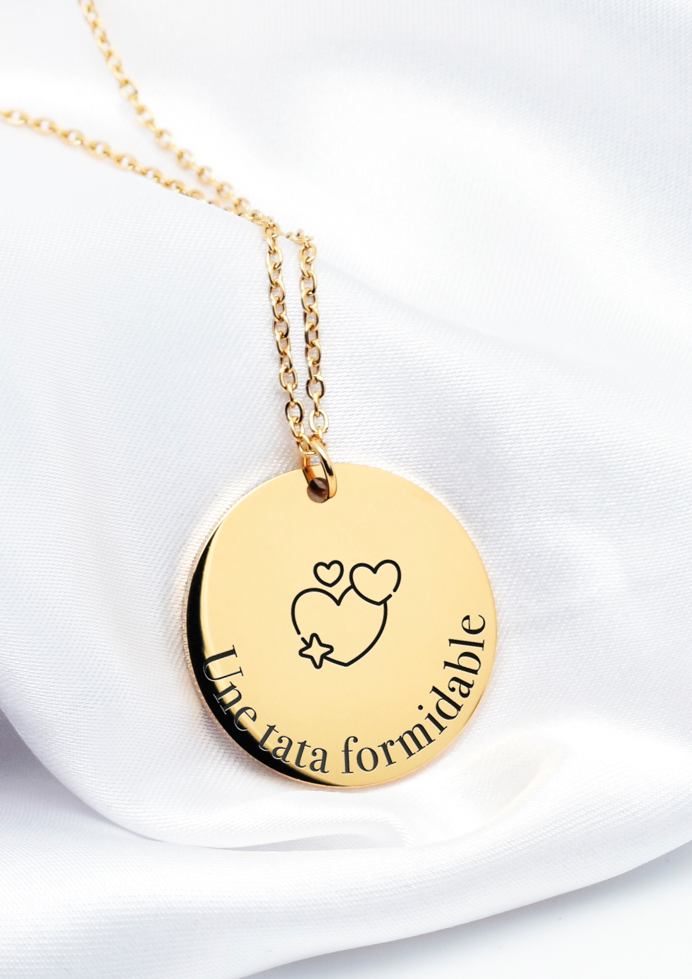 collier tata formidable doré